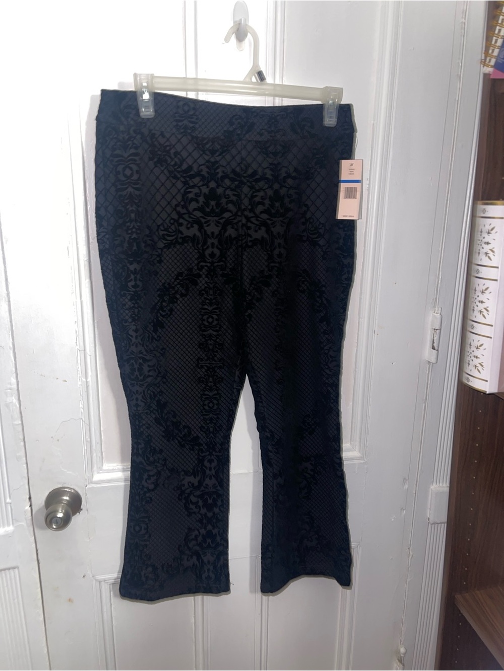 Nanette Lepore Black Patterned Waistband Skirt